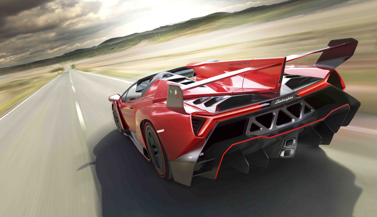 Lamborghini Veneno Roadster Rear