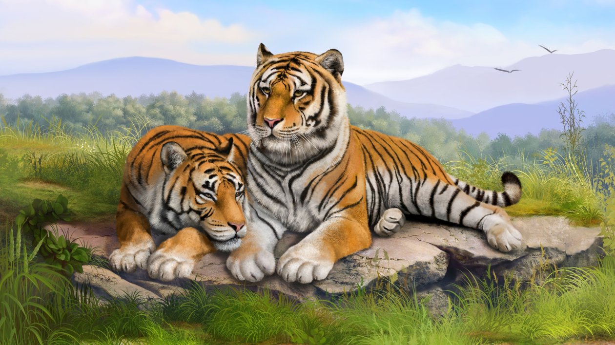Tigers Art