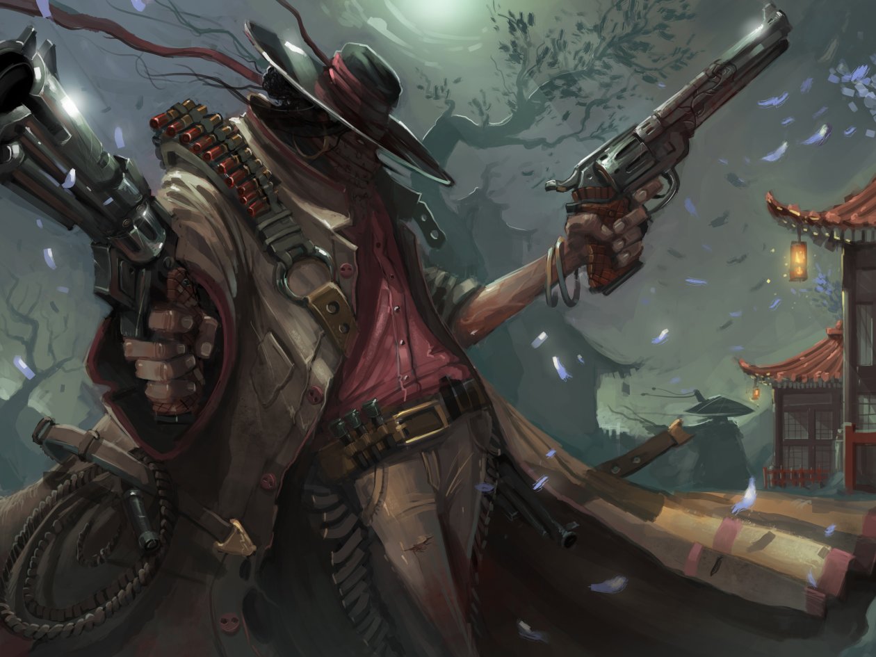 Warrior With Guns 4k
