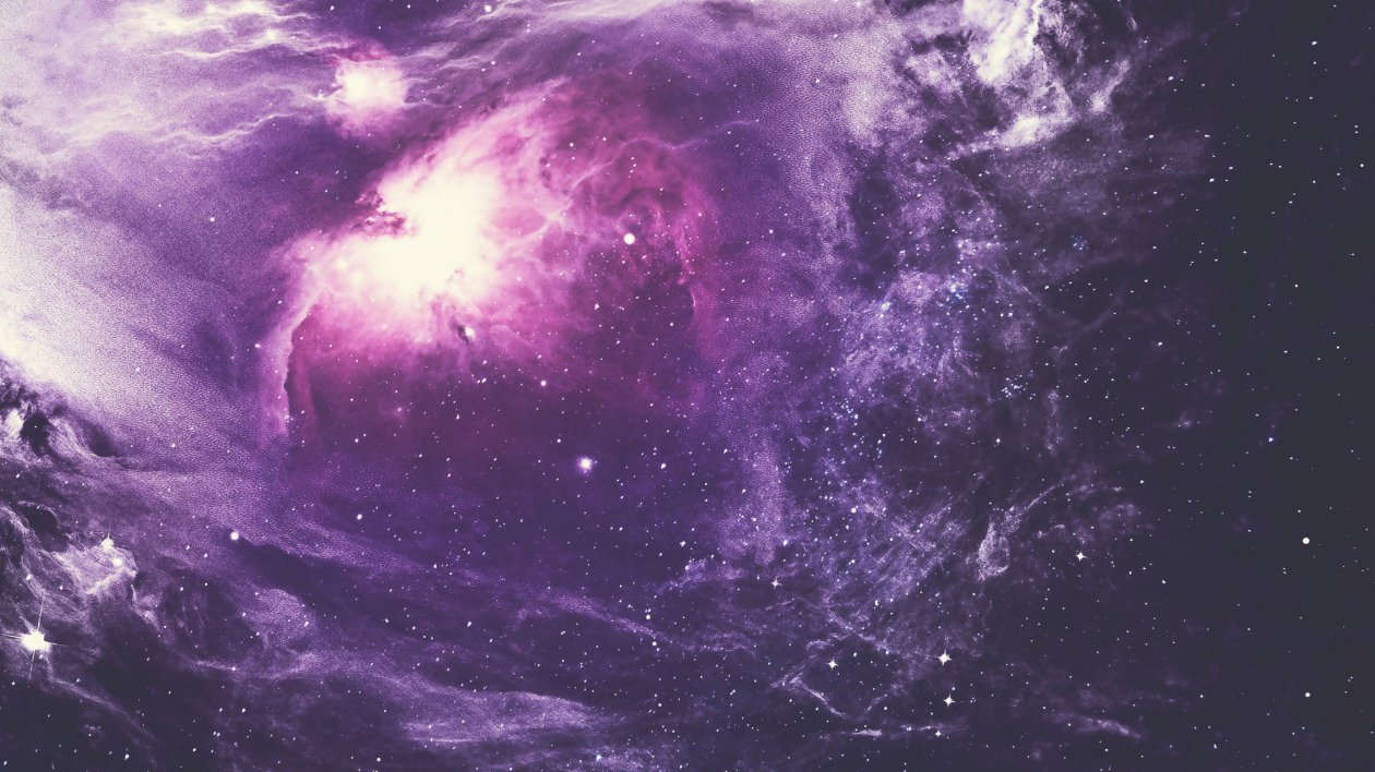 Purple Nebula 4k