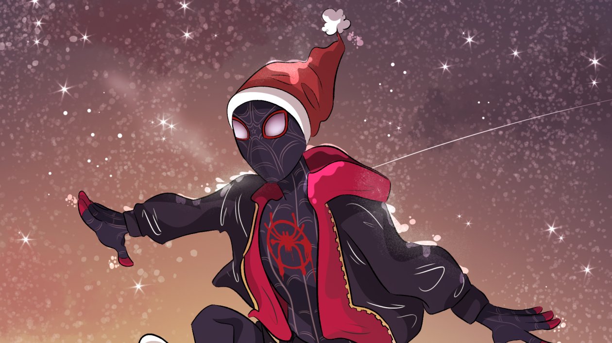 Spider Man Into Spider Verse Christmas