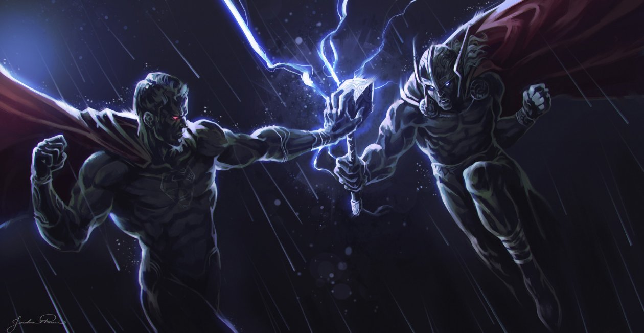 Superman Vs Thor
