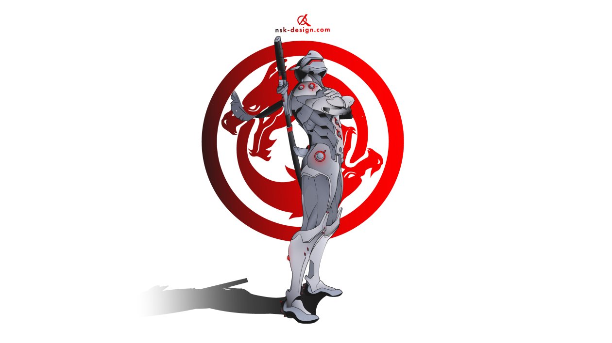 Genji Overwatch 4k