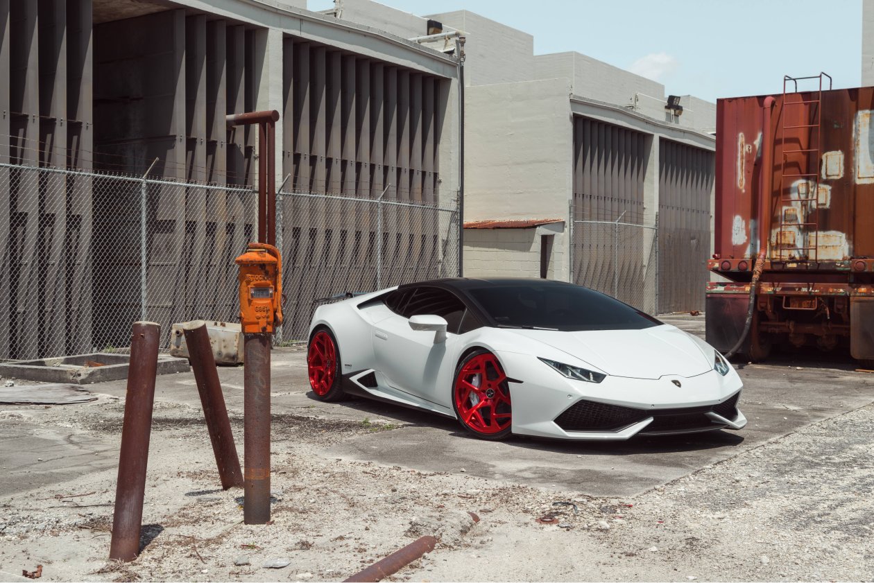Fond d'écran Lamborghni Huracan 8k