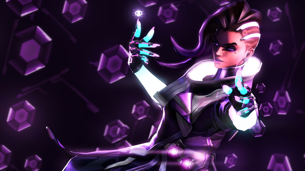 Sombra Overwatch Artwork 4k
