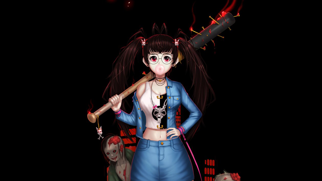 Zombie Fighter Girl 4k