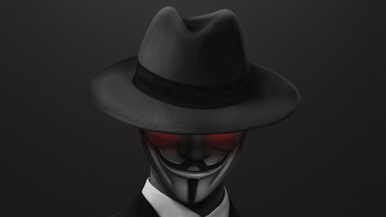 Anonymus Hat Guy 4k