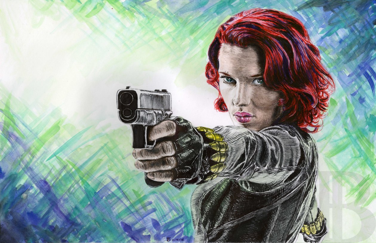 Black Widow 5k Artwork
