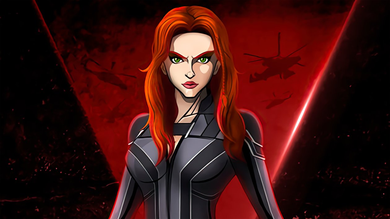 Black Widow Comic Poster 4k