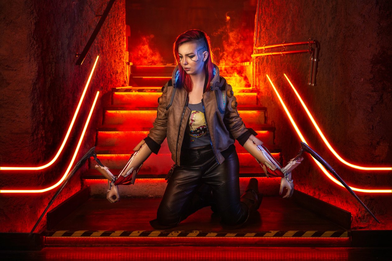 V In Cyberpunk 2077 Cosplay