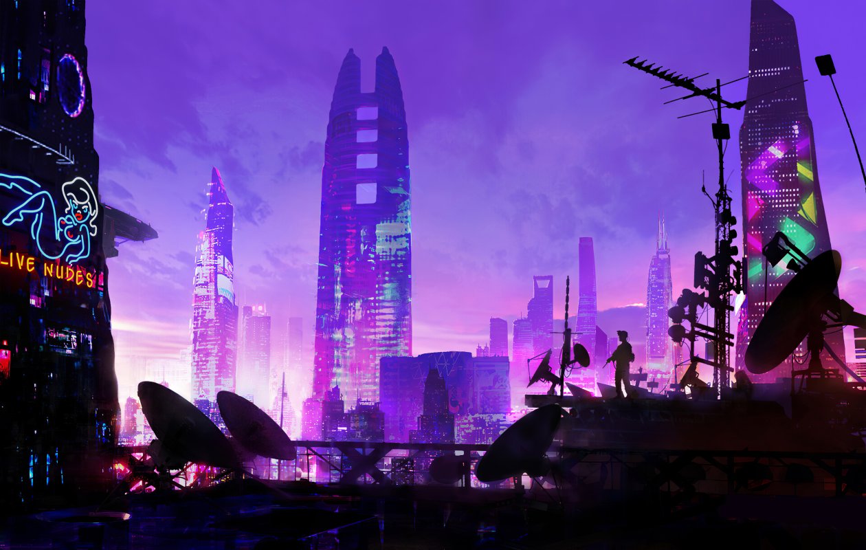 Heylim City Cyberpunk 4k