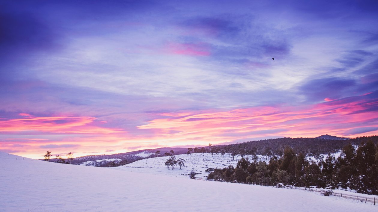 Snowy Mountains Landscape 5k