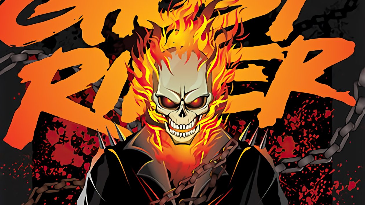 Ghost Rider Comic Poster 4k