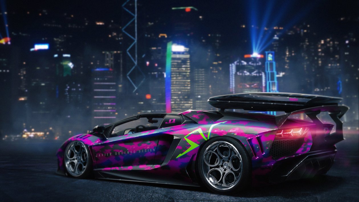 Lamborghini Aventador Sv Modified Cgi Art 4k