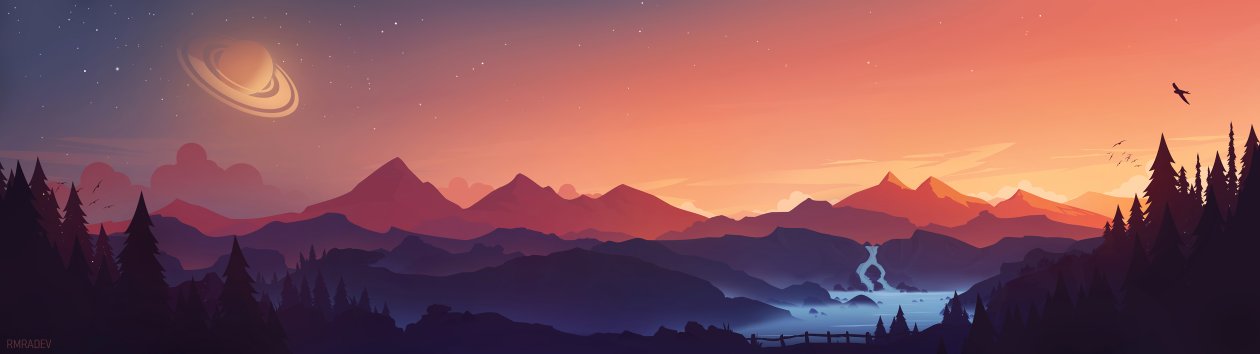 Landscape Minimal Panaromic 8k