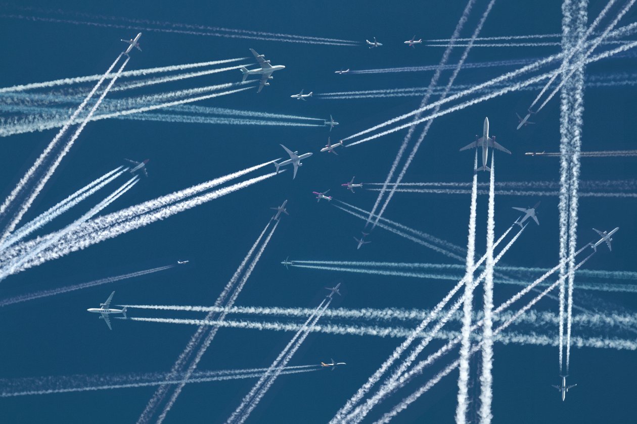 Planes Sky Trails 5k
