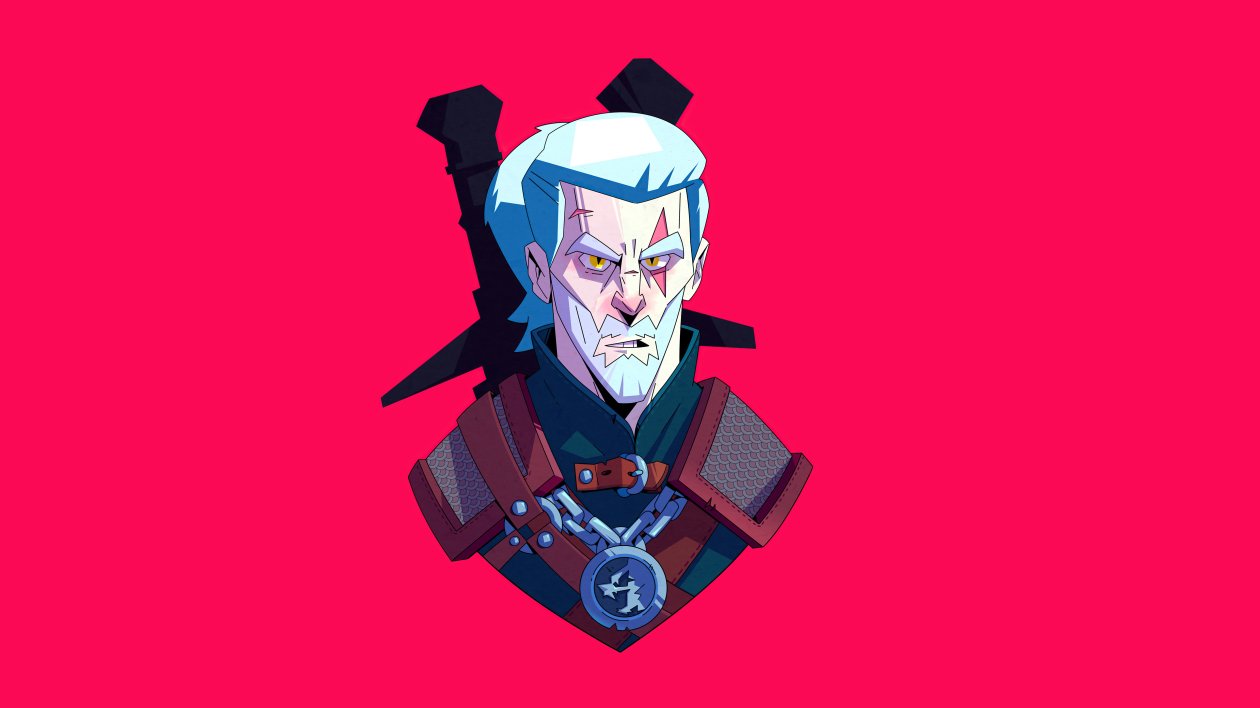 Geralt Of Rivia From The Witcher Series Minimal 5k