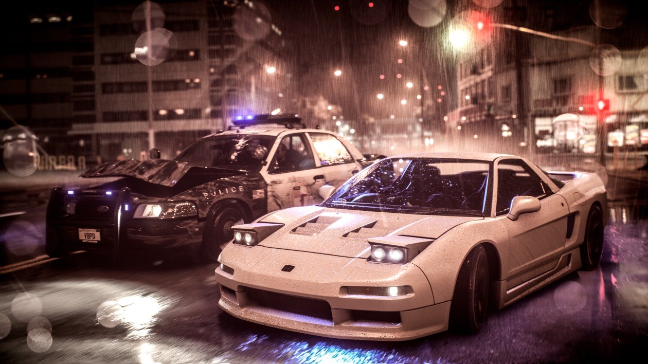 Need For Speed Acura Nsx Vs Police Car 4k