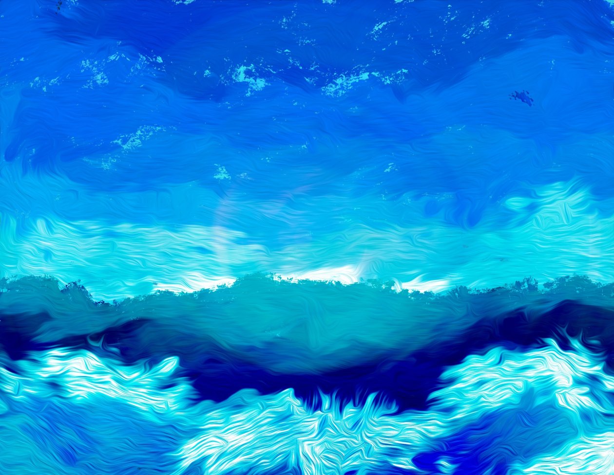 Illustration Blue Sky Artwork Drawing Painting