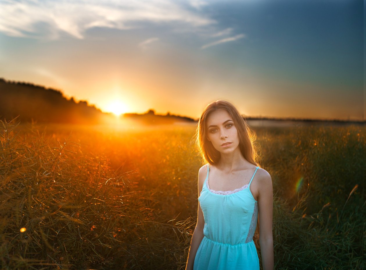 Women Outdoor In Nature