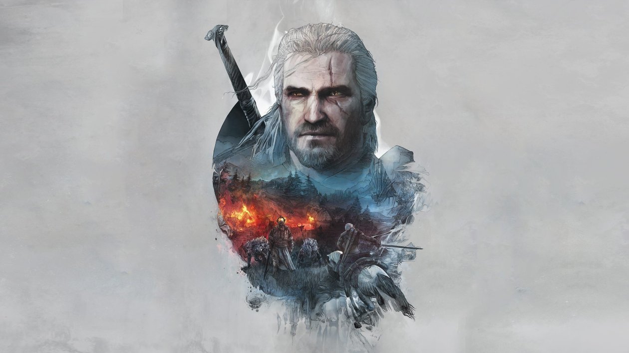 The Witcher 3 Geralt of Rivia Artwork