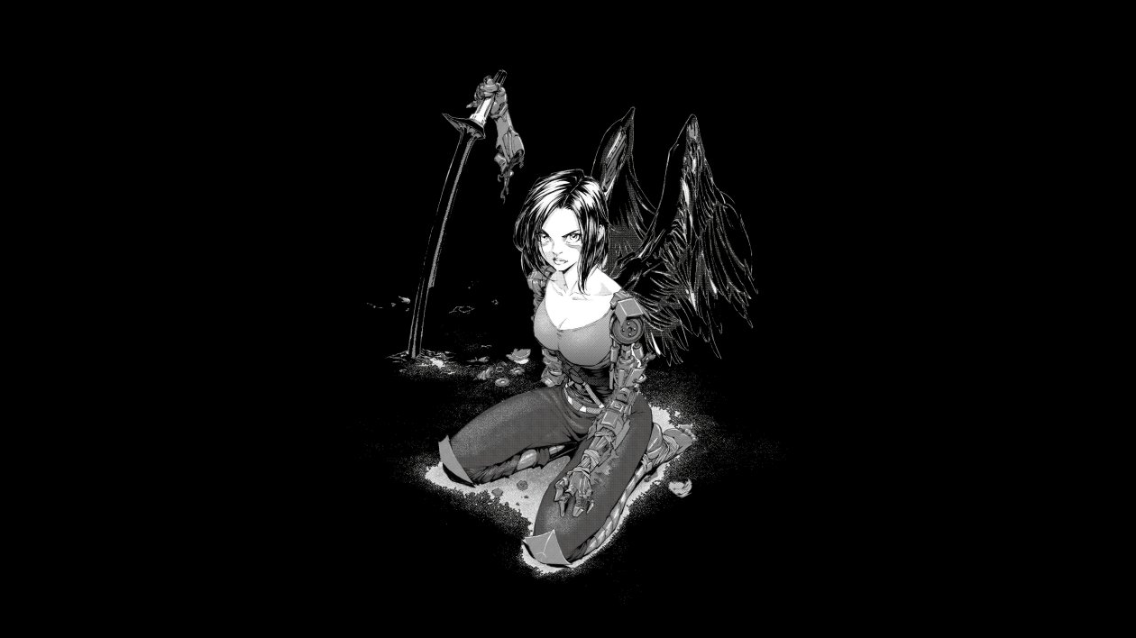 Alita Battle Angel Minimal Dark