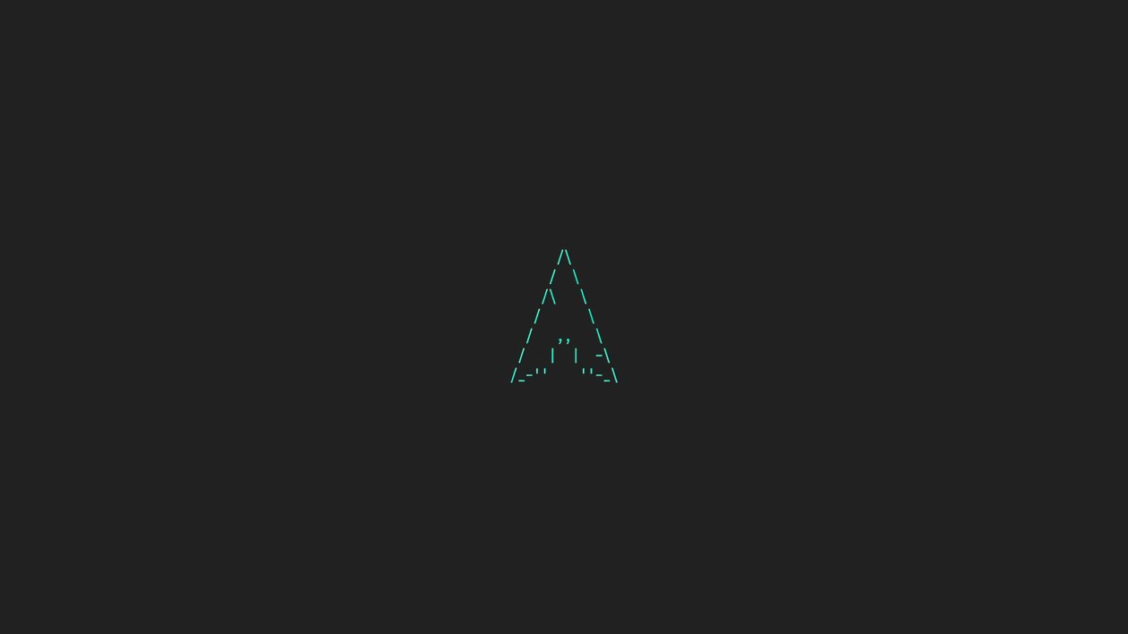 Arch Linux Minimal Logo 4k