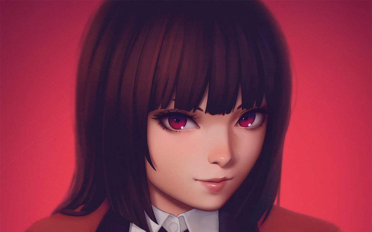 Kakegurui Jabami Yumeko Anime Girl