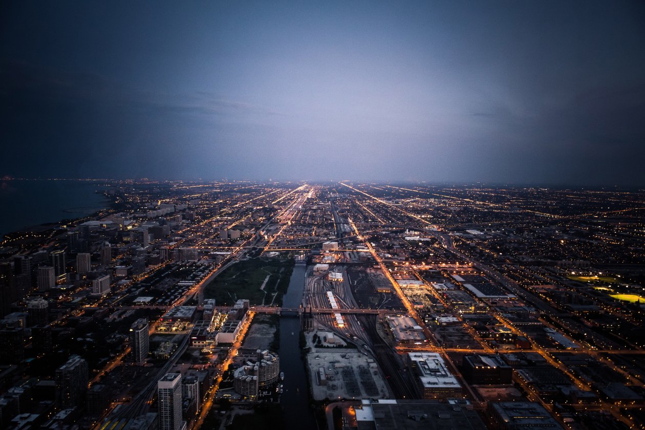 Chicago Cityscape Lights Road 5k