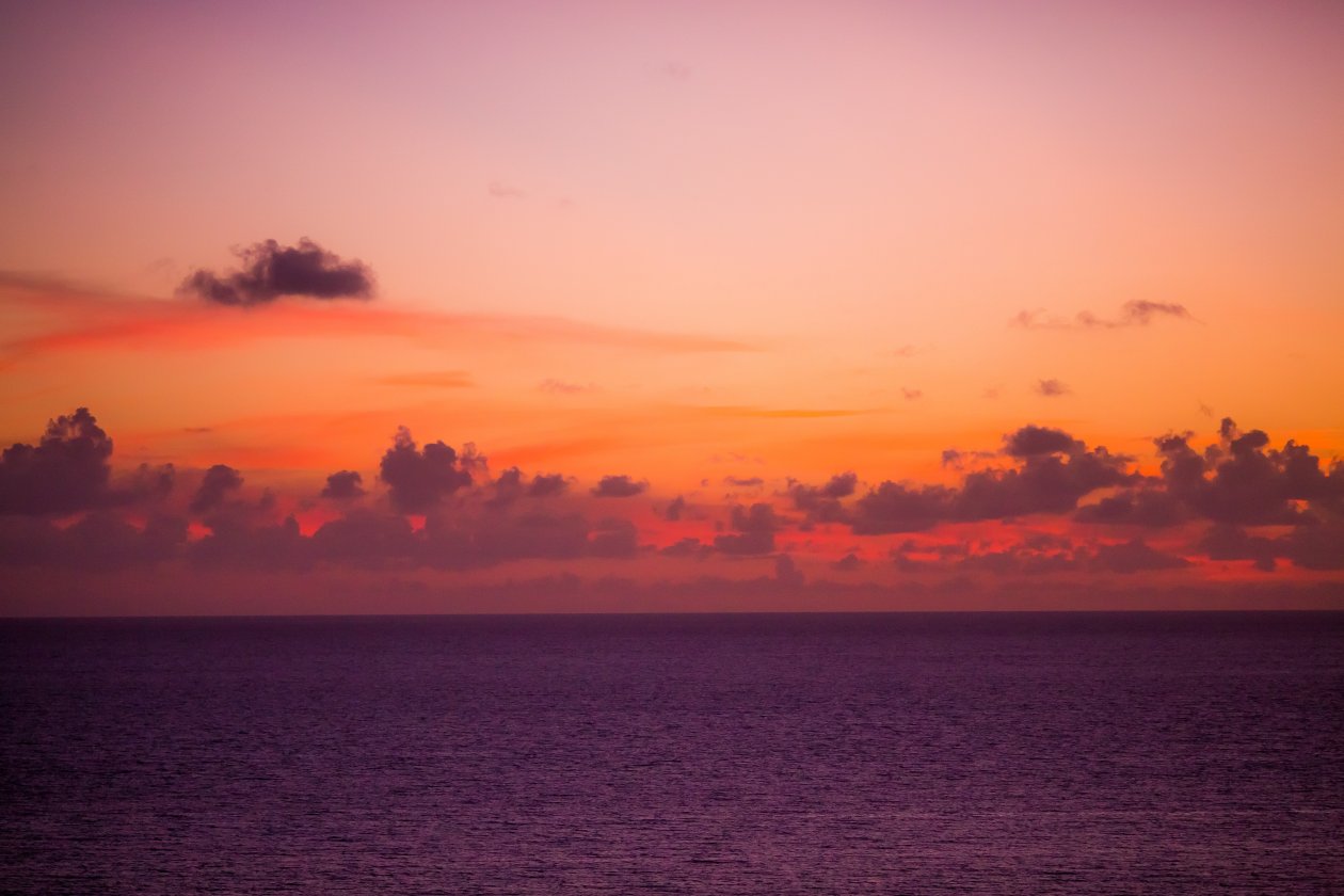 Calm Sea Evening Stock