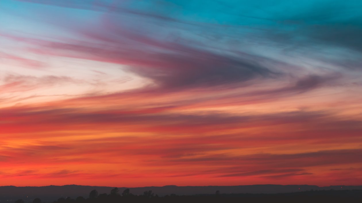 Cloud Orange Burning Sky Texture
