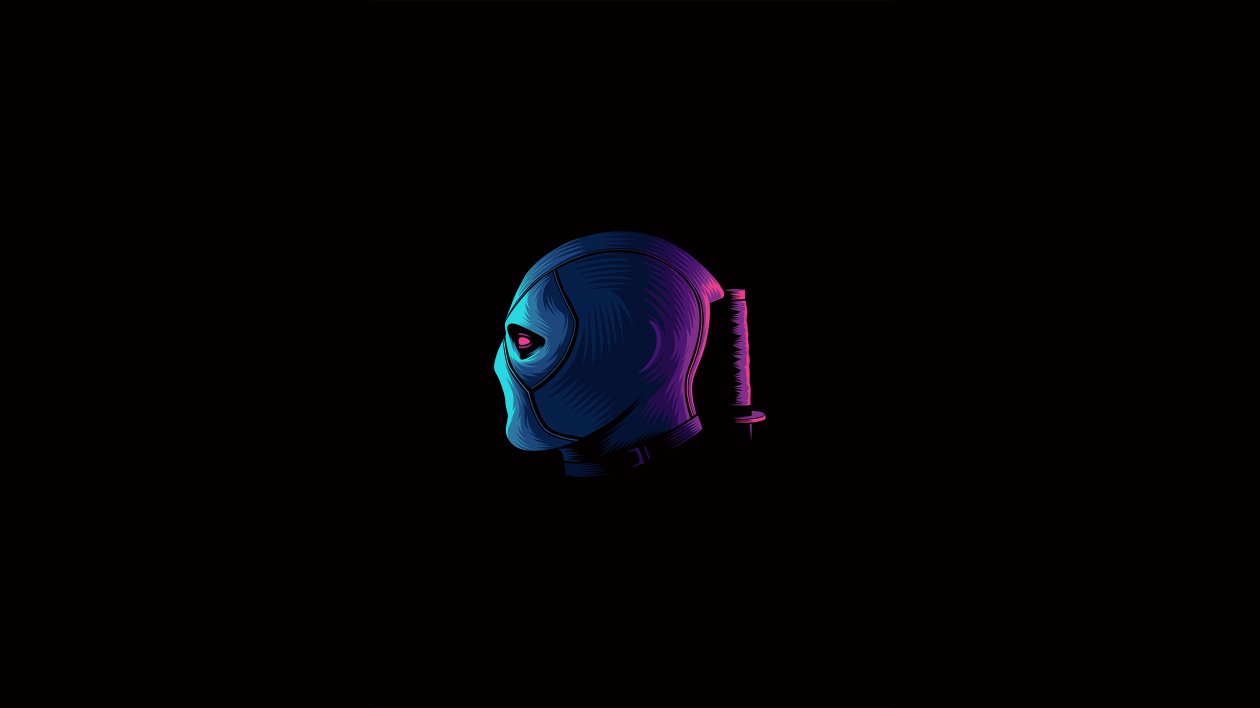 Deadpool Minimalism 4k 2020