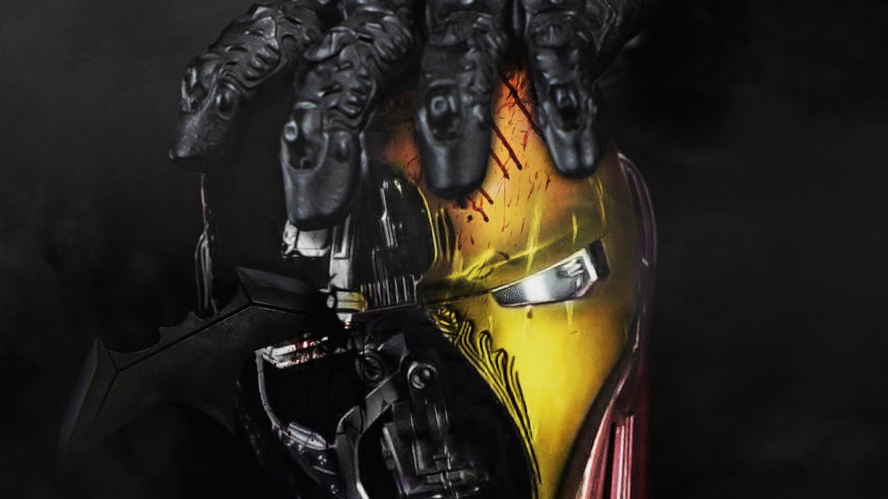 Batman Hands Over Iron Man Mask 4k
