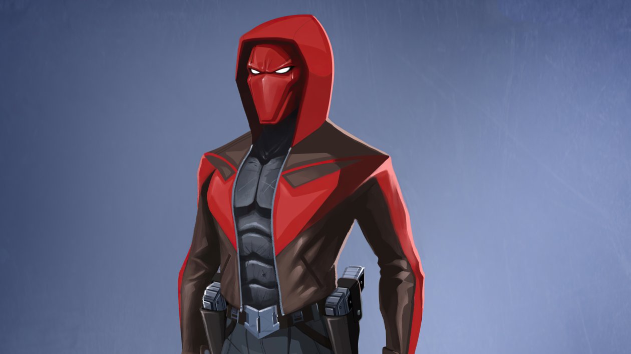 Red Hood Superhero