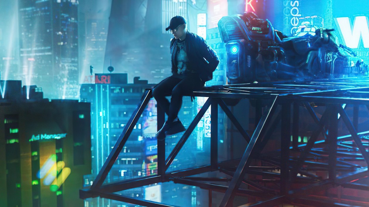 After Job Night City Scifi 4k