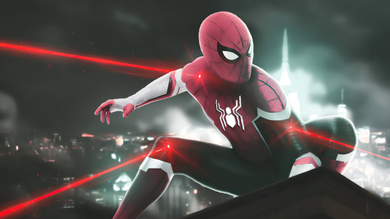 Spider Man Red Suit 4k 2020