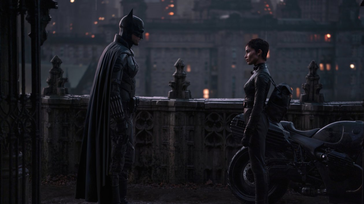 Batman And Cat In The Batman 2022