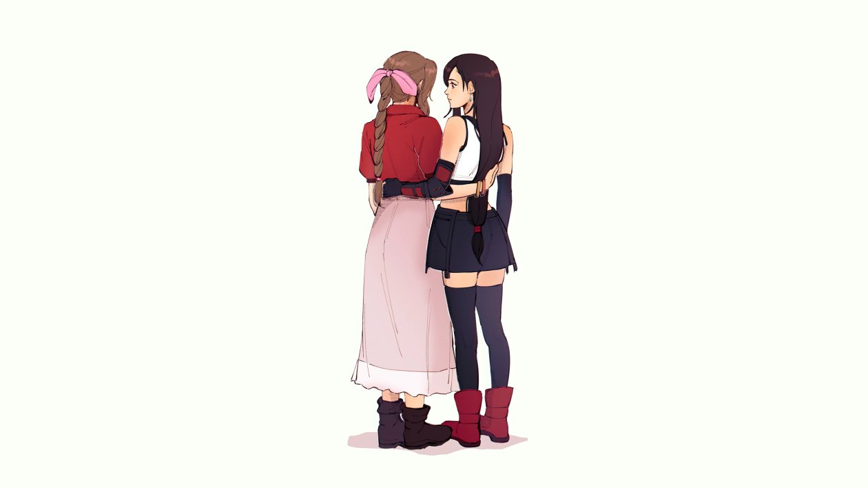 Tifa Lockhart Aerith Gainsborough Final Fantasy