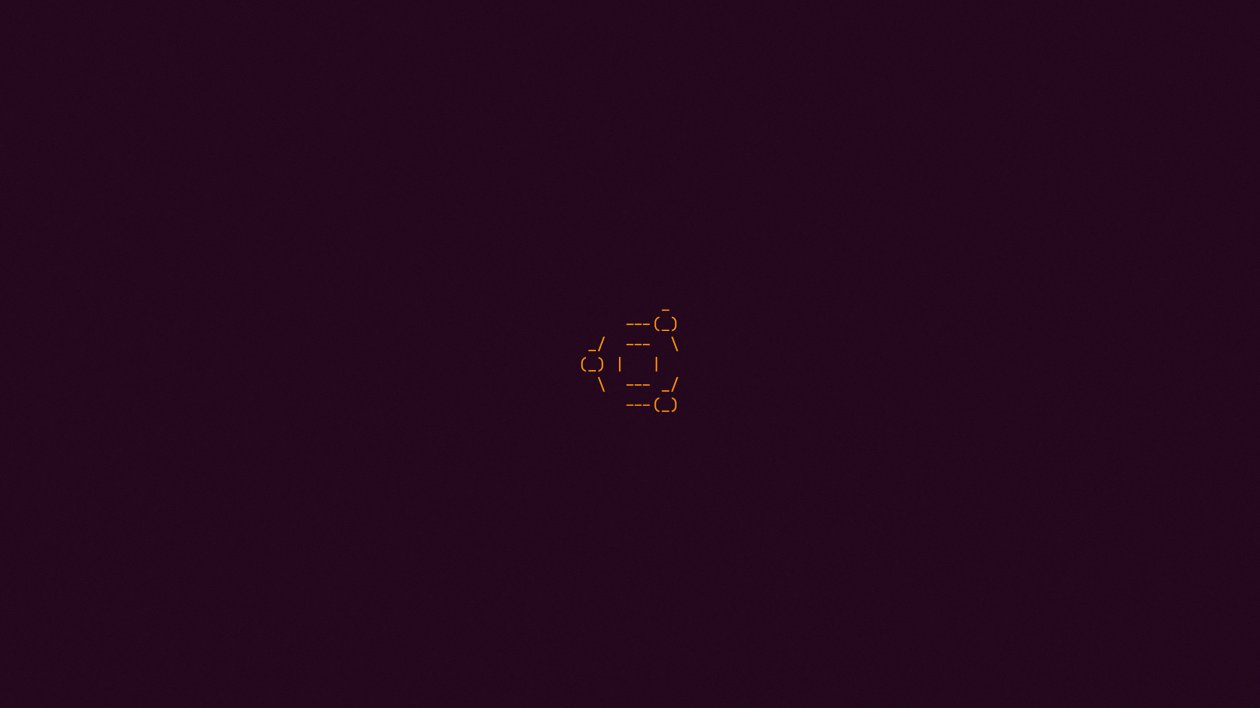 Ubuntu Linux Minimal Art 4k