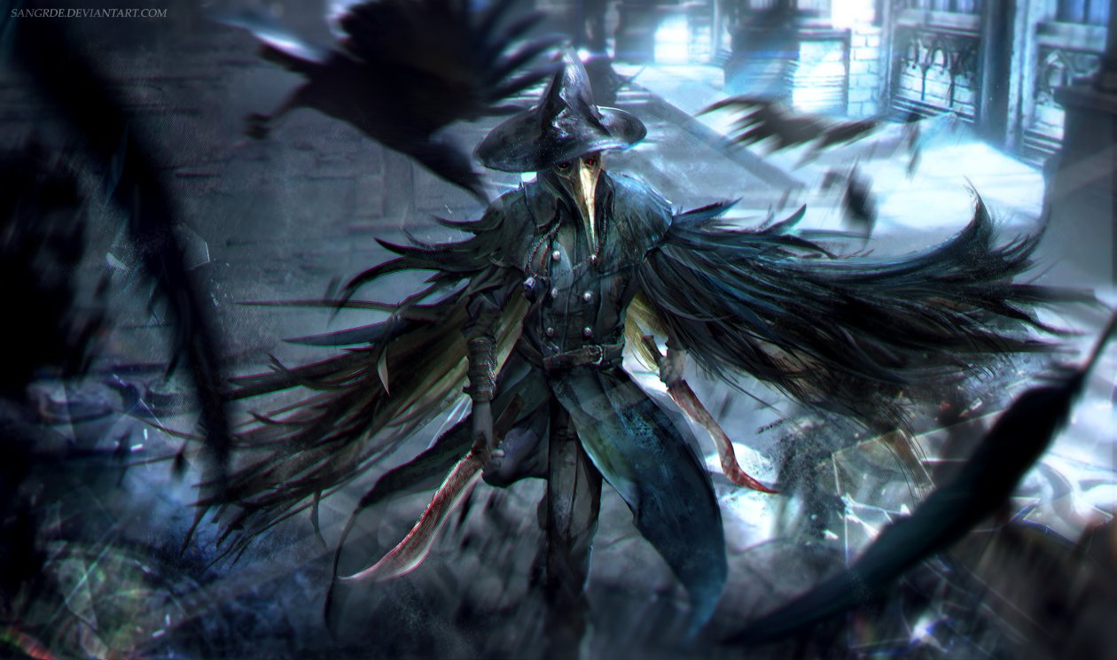Bloodborne Crow Dagger Warrior Game