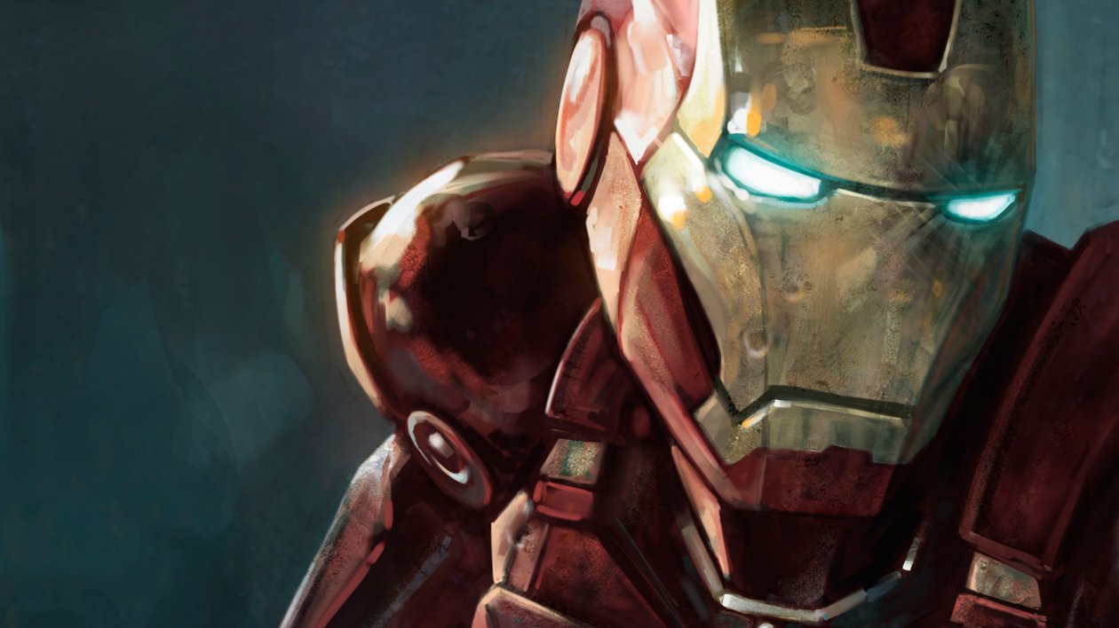 Iron Man Closeup Art