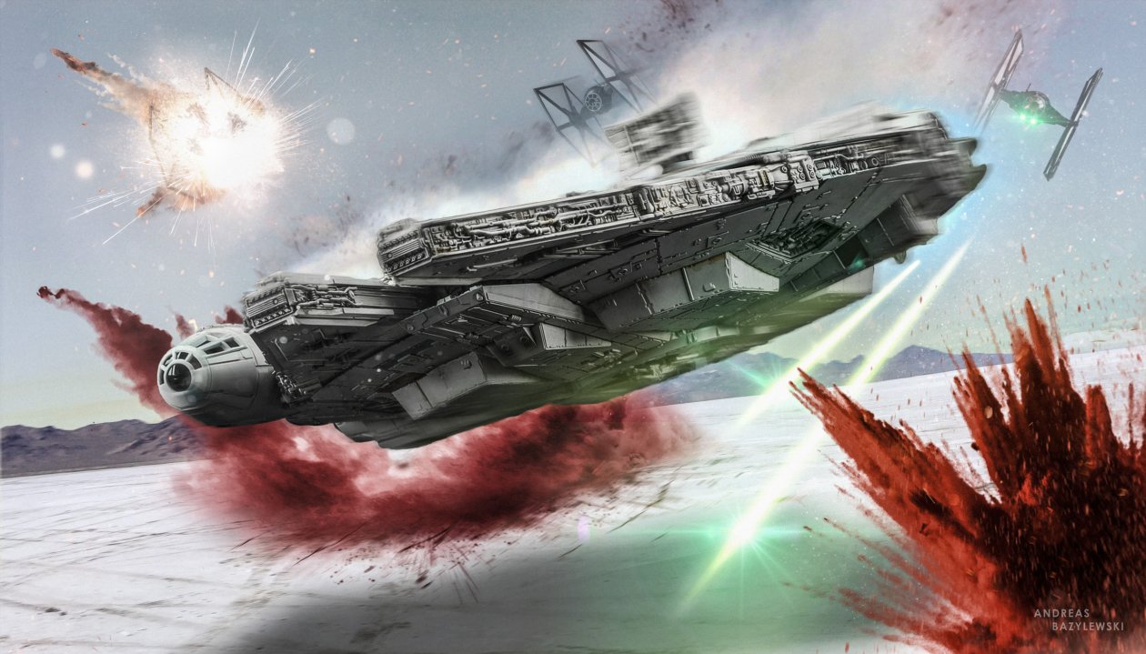 Star Wars The Last Jedi Millennium Falcon