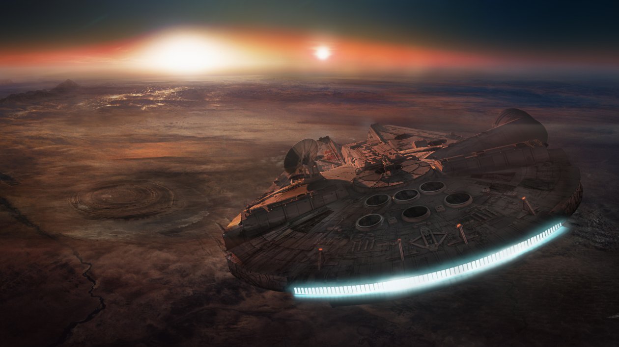 Space Scifi Star Wars Episode Fan Art 3 Dimensional