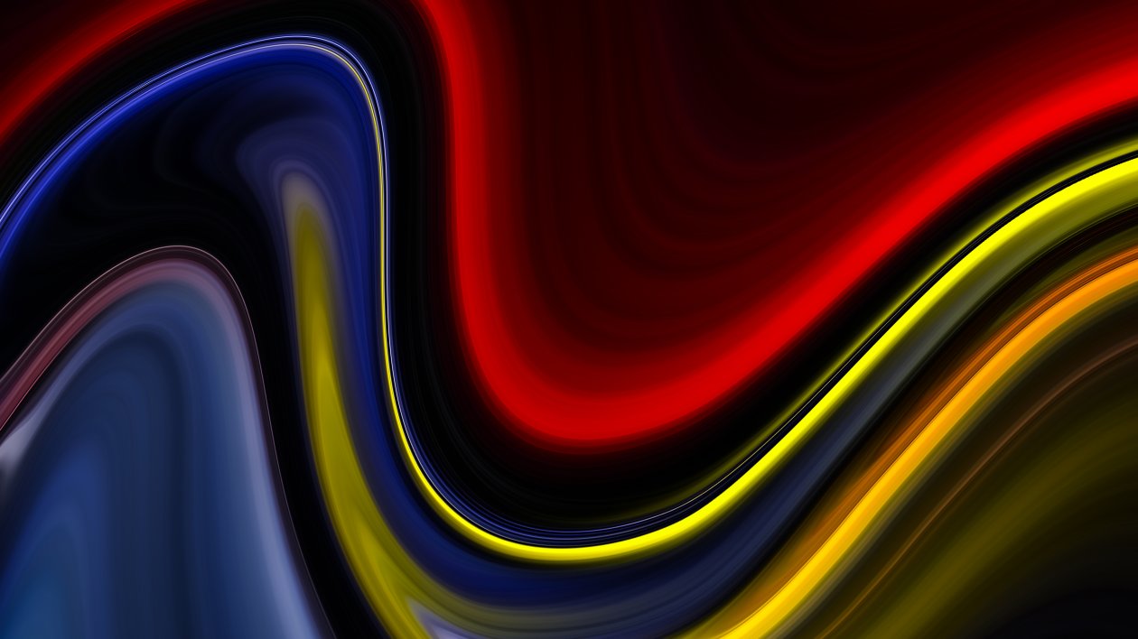 Abstract Lines Neon 4k