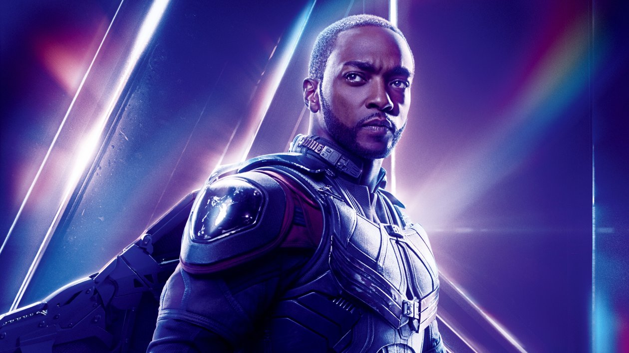 Sam Wilson In Avengers Infinity War 8k Poster