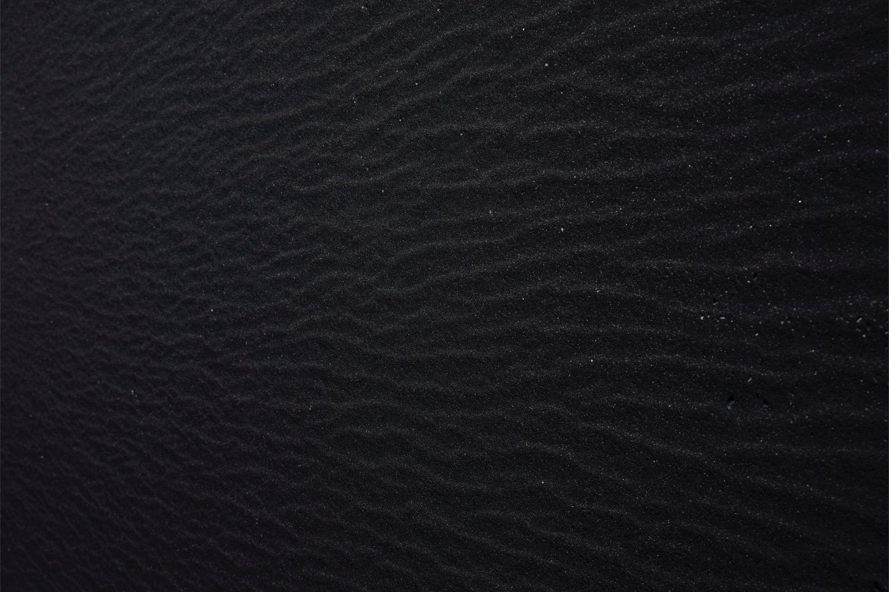Dark Black Sand Texture 8k