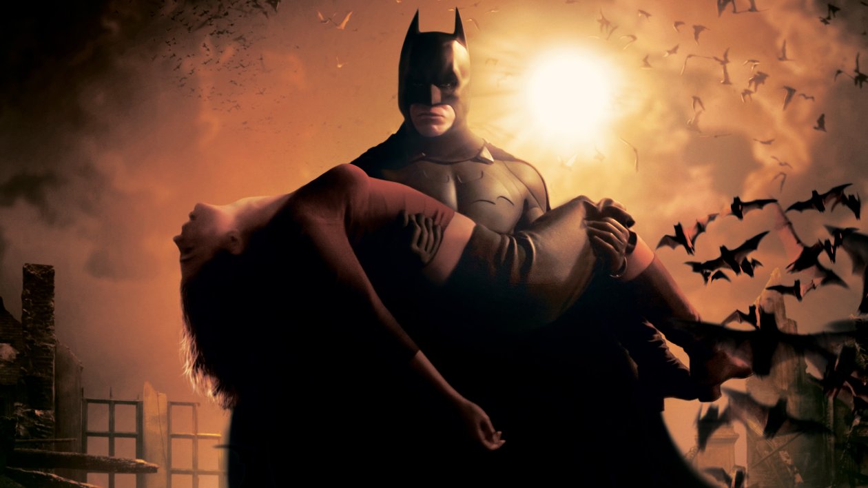 Katie Holmes Batman Begins Poster 4k