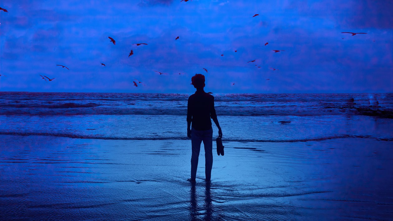 Beach Blue Weather 4k