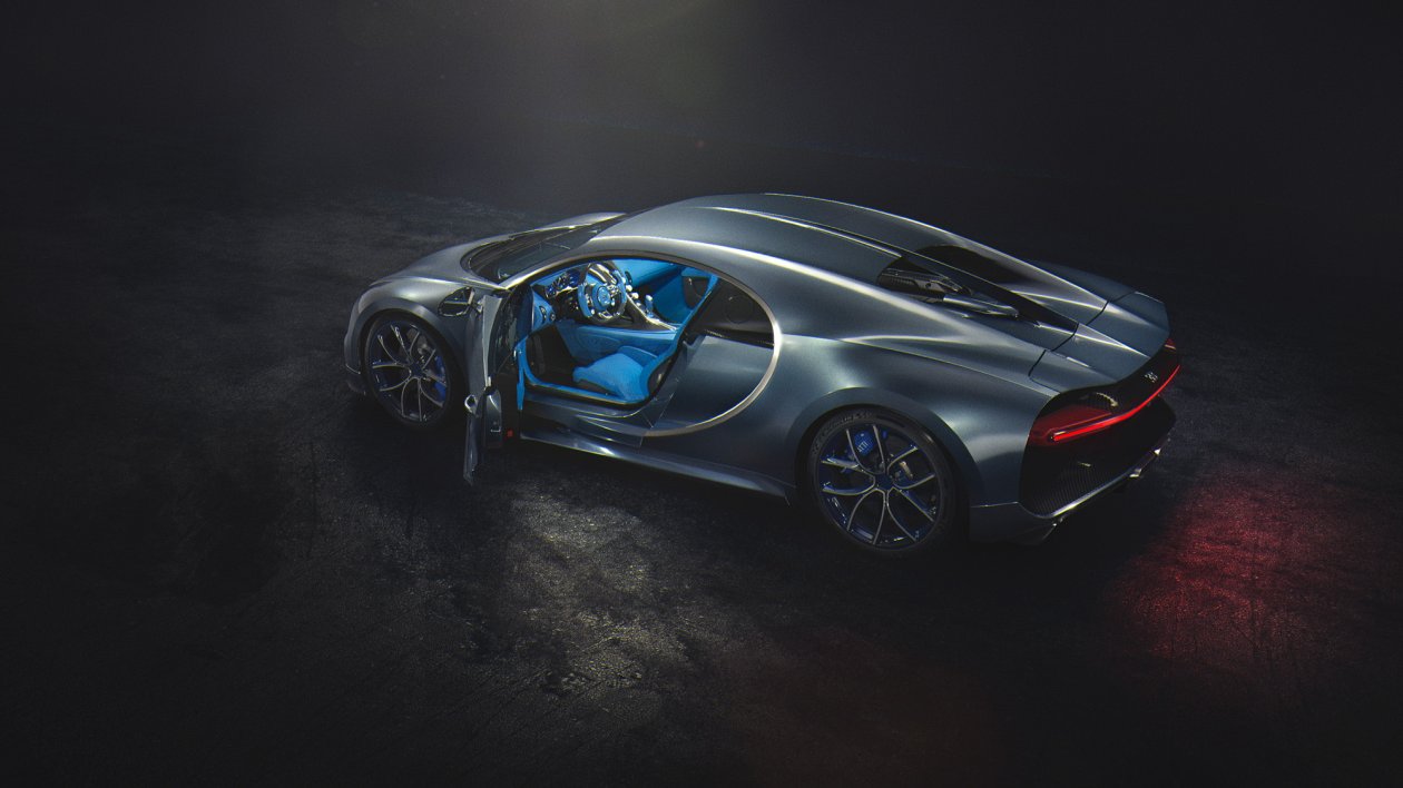 4k Bugatti Chiron Rear