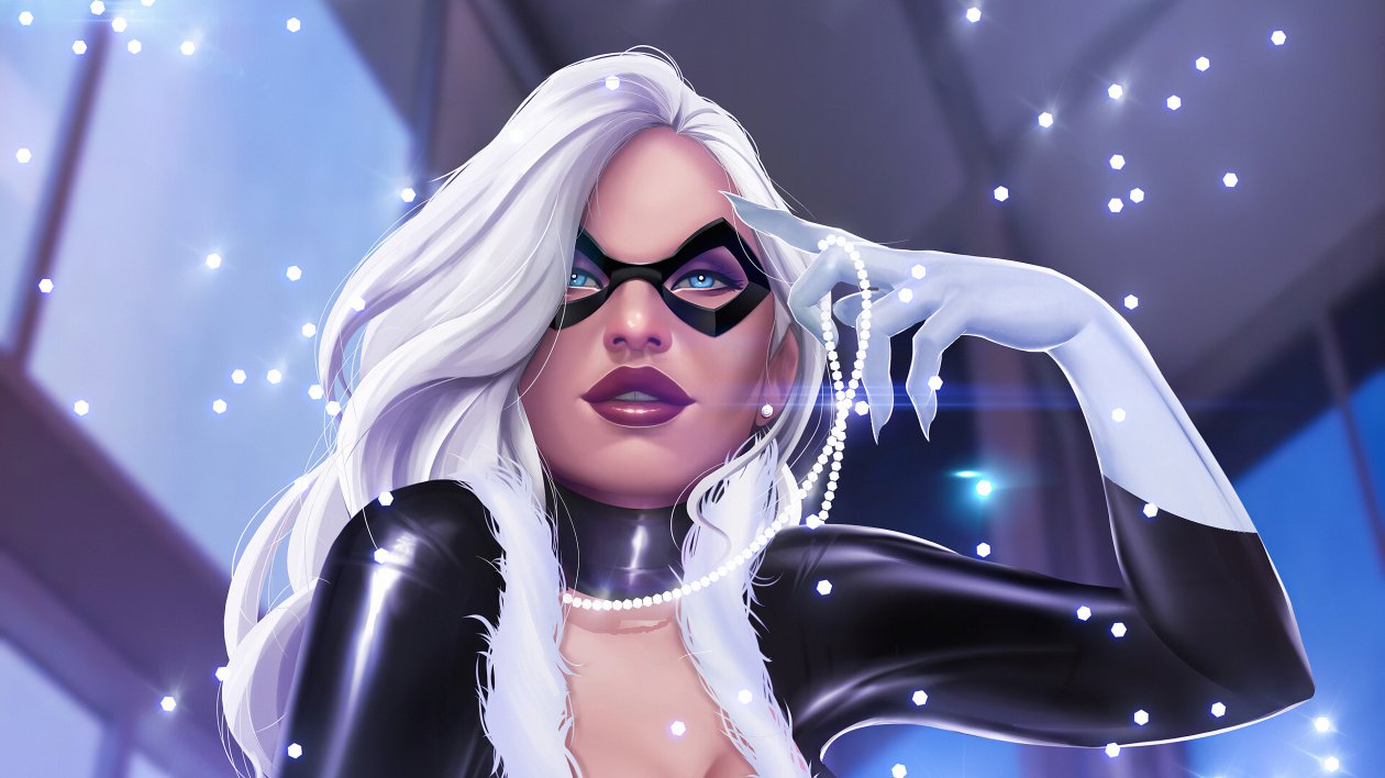 Black Cat 4k Artwork